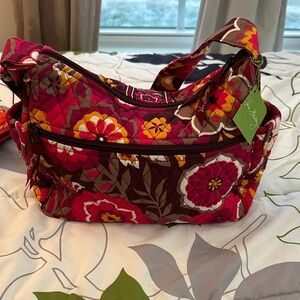 NWT- never been used. Vera Bradley Carnaby Olivia Floral Quilted Shoulder Bag